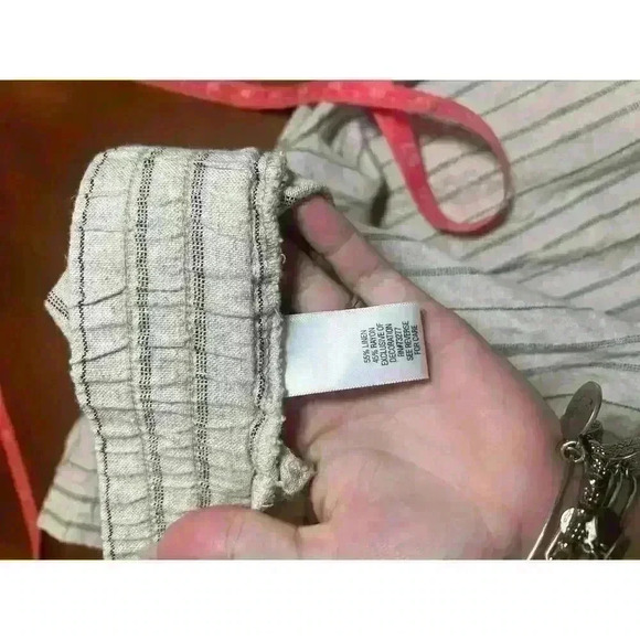 craft & barrow linen capri wide leg pants size 2xl - Picture 5 of 5